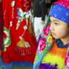 Photo: A child Chinelo, dancer, looks on during rehearsal Photo: A child Chinelo, dancer, looks on during rehearsal